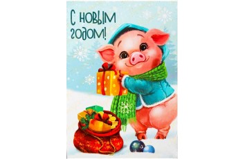 Вафельная картинка Новый год № 25