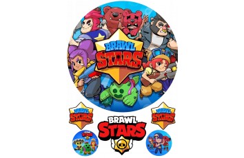 Вафельная картинка Brawl Stars №3_фото Вафельная картинка Brawl Stars №3