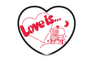 Трафарет + вырубка Love is №3_фото Трафарет + вырубка Love is №3