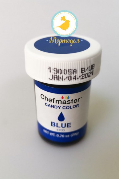 Барвник для шоколаду Chefmaster Candy Color, Синій (Blue) 20g
