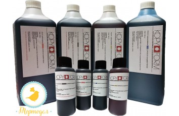 Чернила пищевые KopyForm цвет Black 1 L.