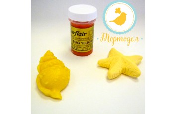 Краситель пастообразный SugarFlair Egg Yellow/Cream яично-желтый_фото Краситель пастообразный SugarFlair Egg Yellow/Cream яично-желтый