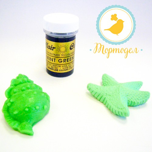 Краситель пастообразный SugarFlair Mint Green зеленная мята. Купить в Киеве и Украине. Цена в интернет магазине Тортодел