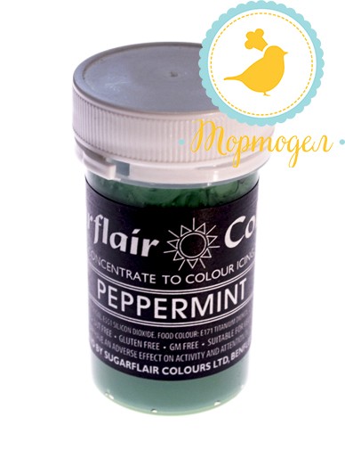 Краситель пастообразный SugarFlair PEPPERMINT мятный . Купить в Киеве и Украине. Цена в интернет магазине Тортодел