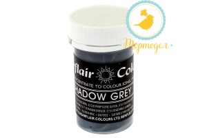 Краситель пастообразный SugarFlair SHADOW GREY серый_фото Краситель пастообразный SugarFlair SHADOW GREY серый
