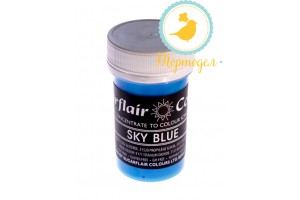 Краситель пастообразный SugarFlair SKY BLUE голубой _фото Краситель пастообразный SugarFlair SKY BLUE голубой