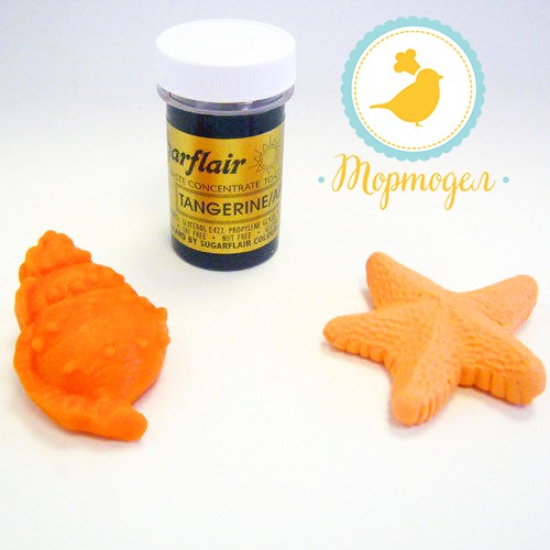 Краситель пастообразный SugarFlair Tangerine/Apricot мандарин. Купить в Киеве и Украине. Цена в интернет магазине Тортодел_фото Краситель пастообразный SugarFlair Tangerine/Apricot мандарин. Купить в Киеве и Украине. Цена в интернет магазине Тортодел