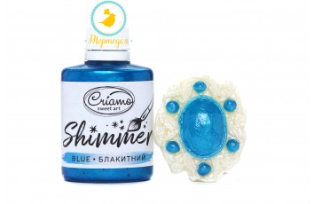 Краситель для поверхностей сверкающий Criamo Shimmer Голубой 30 г