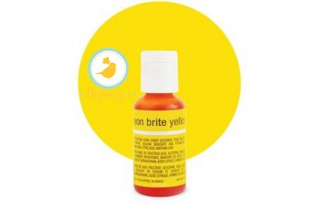 Гелевый краситель Chefmaster Liqua-Gel Neon Brite Yellow (электрик желтый) 21 г.