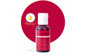 Гелевый краситель Chefmaster Liqua-Gel Tulip Red (красный тюльпан) 21 г.