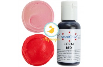 Краситель гелевый AmeriColor Коралловый 21г._фото Краситель гелевый AmeriColor Коралловый 21г.