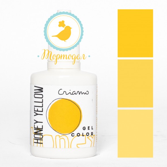 Краситель гелевый Criamo Желтый медовый / Honey Yellow 25г..Купить в Киеве,Харькове и Украине по лучшей цене в интернет магазине Тортодел_фото Краситель гелевый Criamo Желтый медовый / Honey Yellow 25г..Купить в Киеве,Харькове и Украине по лучшей цене в интернет магазине Тортодел