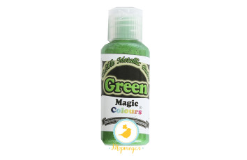 Краситель Зеленый (Green) для окрашивания поверхностей металлик Edible Metallic Paint (Эдибл Металлик Пэйнт) 32 гр
