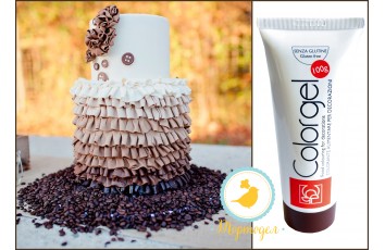 Краситель Modecor Color Gel 100 г коричневый_фото Краситель Modecor Color Gel 100 г коричневый