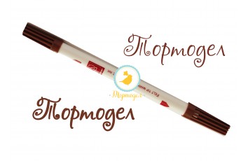 Маркер двухсторонний Modecor Коричневый