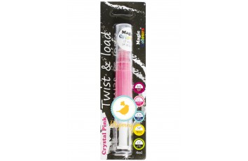 Краситель-блеск Розовый (Pink)  с кисточкой Edible Glitter Brush