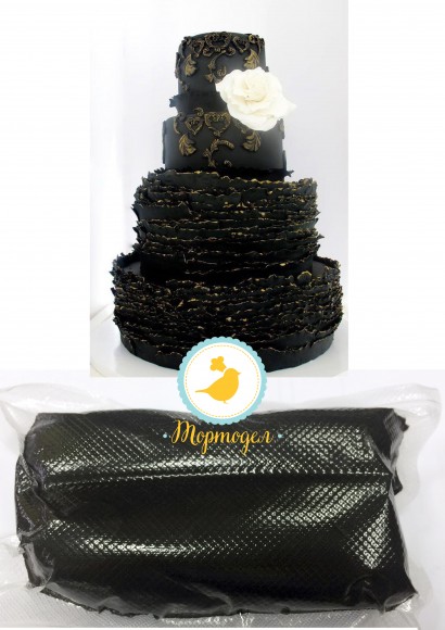 Мастика для моделирования черная Modecor РОР 1 кг/ купить в Киеве,Харькове и Украине по лучшей цене в интернет магазине Тортодел. _фото Мастика для моделирования черная Modecor РОР 1 кг/ купить в Киеве,Харькове и Украине по лучшей цене в интернет магазине Тортодел.