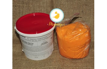Мастика кондитерская Украса ярко-оранжевая 1 кг