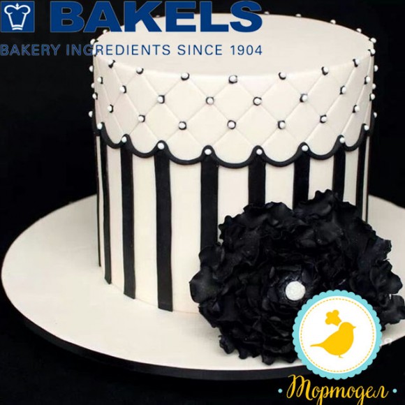Мастика Bakels Pettinice (Черная) 1 кг_фото Мастика Bakels Pettinice (Черная) 1 кг