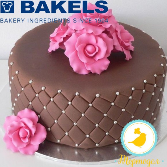 Мастика Bakels Pettinice (Шоколадная) 0,2 кг_фото Мастика Bakels Pettinice (Шоколадная) 0,2 кг