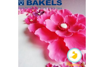 Мастика Bakels Pettinice (Малиновая) 0,2 кг_фото Мастика Bakels Pettinice (Малиновая) 0,2 кг