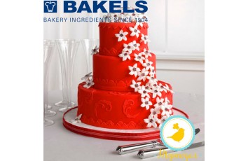 Мастика Bakels Pettinice (Красная) 1 кг_фото Мастика Bakels Pettinice (Красная) 1 кг