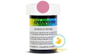 Пастообразный краситель Chefmaster Gel Base Color Bakers Rose (нежно-розовый) 28,35 г.