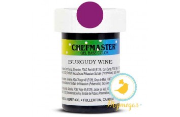 Пастообразный краситель Chefmaster Gel Base Color Wine (бордовый) 28,35 г.