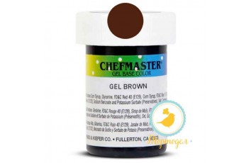 Пастообразный краситель Chefmaster Gel Base Color Buckeye Brown (шоколадный) 28,35 г.