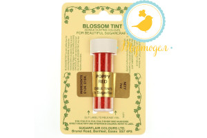 Краситель сухой SugarFlair POPPY RED красный мак 7г.