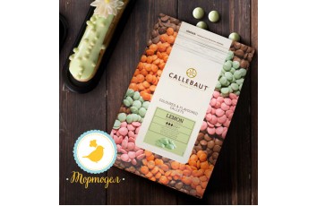 Шоколад зеленый со вкусом лимона "Callebaut Lemon " 30 % - 1 кг фасовка (LEMON-E4-U70)
