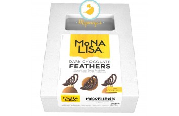Декор перья темный шоколад Mona Lisa 150x4 240гр