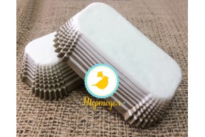 Форма прямоугольная для эклеров, пирожных - 80х35x30 50шт. Радиал золото