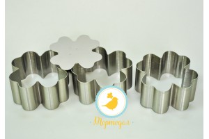 Форма металлическая для формировки Четырехлистник из 3 ед.
