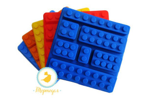 Форма силиконовая на планшетке Lego