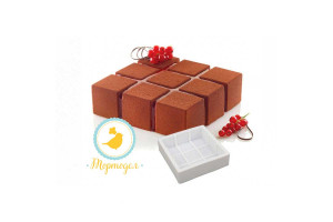 Форма силиконовая для евродесертов Cubik