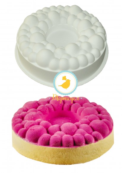 Форма силиконовая для евродесертов Kit Bubble Crown.Купить в Киеве,Харькове и Украине по лучшей цене в интернет магазине Тортодел