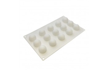 Форма силиконовая для евродесертов mini Truffles 15 ед_фото Форма силиконовая для евродесертов mini Truffles 15 ед