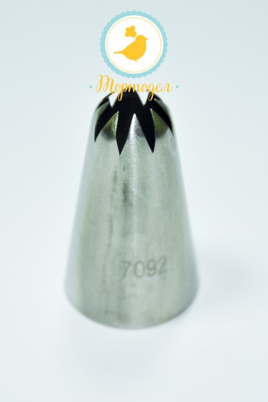 Насадка кондитерская закрытая звезда №7 (7092) d25mm. Купить в Киеве,Харькове и Украине по лучшей цене в интернет магазине Тортодел_фото Насадка кондитерская закрытая звезда №7 (7092) d25mm. Купить в Киеве,Харькове и Украине по лучшей цене в интернет магазине Тортодел