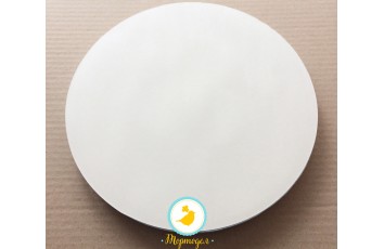 Поднос круглый усиленный d 25 см h-2см белое/белое_фото Поднос круглый усиленный d 25 см h-2см белое/белое