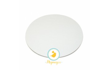 Подложка под торт круглая D24 однослойная белая_фото Подложка под торт круглая D24 однослойная белая