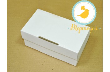 Упаковка на 2 кекса размер 19,5х10х8 см