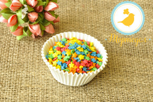 Звездочки  разноцветные Украса №3 ,100 г