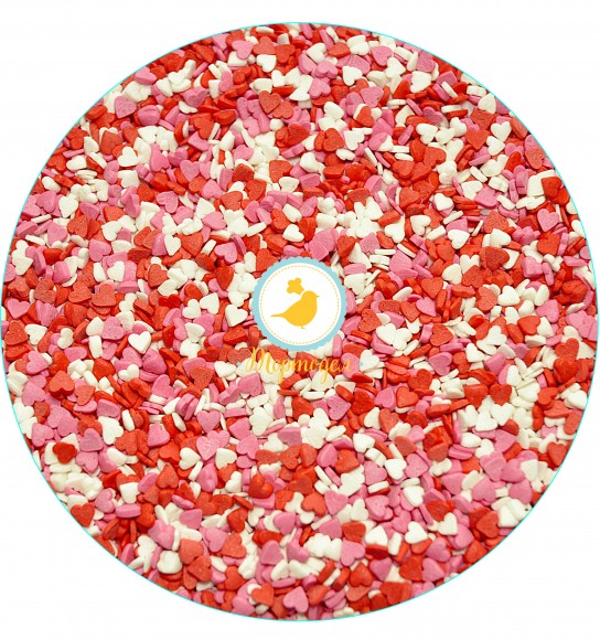Посыпка Сердечки красно/бело/розовые мини Топ-Продукт 50г.Купить в Киеве,Харькове и Украине по лучшей цене в интернет магазине Тортодел_фото Посыпка Сердечки красно/бело/розовые мини Топ-Продукт 50г.Купить в Киеве,Харькове и Украине по лучшей цене в интернет магазине Тортодел
