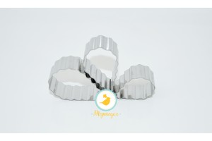 Набор вырубок Лист Розы из 3 ед.