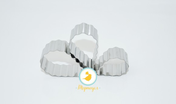 Набор вырубок Лист Розы из 3 ед..Купить в Киеве,Харькове и Украине по лучшей цене в интернет магазине Тортодел