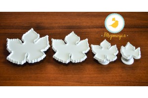 Набор вырубок Виноградные листья №2 из 4 ед.